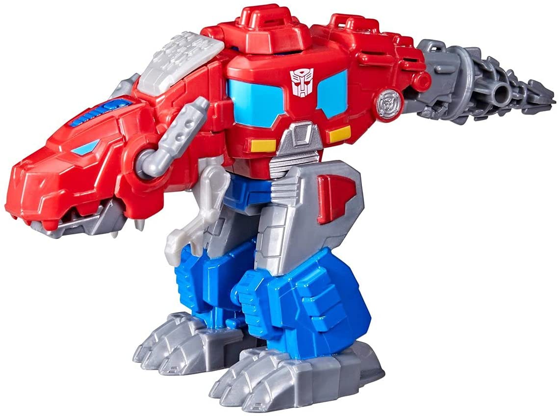 Transformers Toys Bumblebee Cyberverse Adventures Dinobots Unite Roll N'  Change Optimus Prime Action Figure, 6 and Up, 10-inch - Transformers