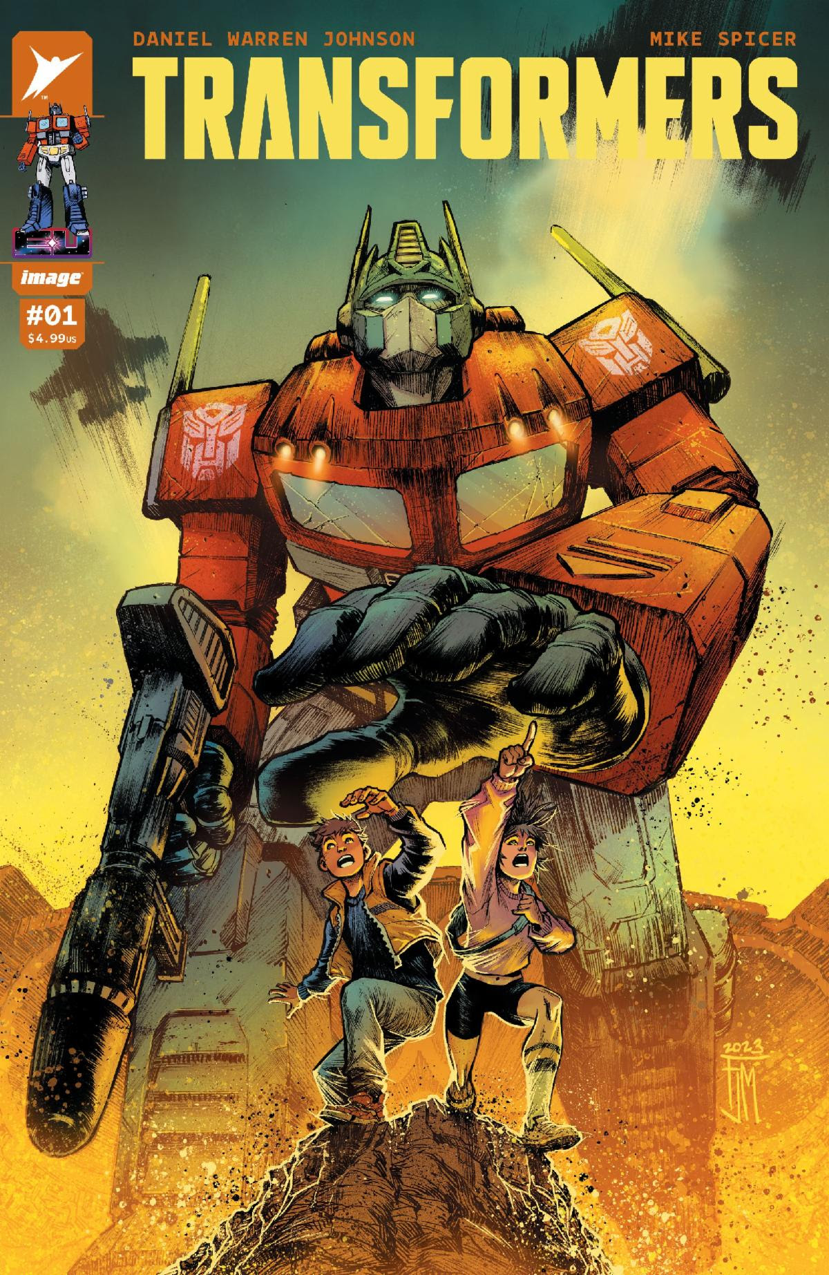 Comic Books First Look at Daniel Warren Johnson's "Transformers 1" by