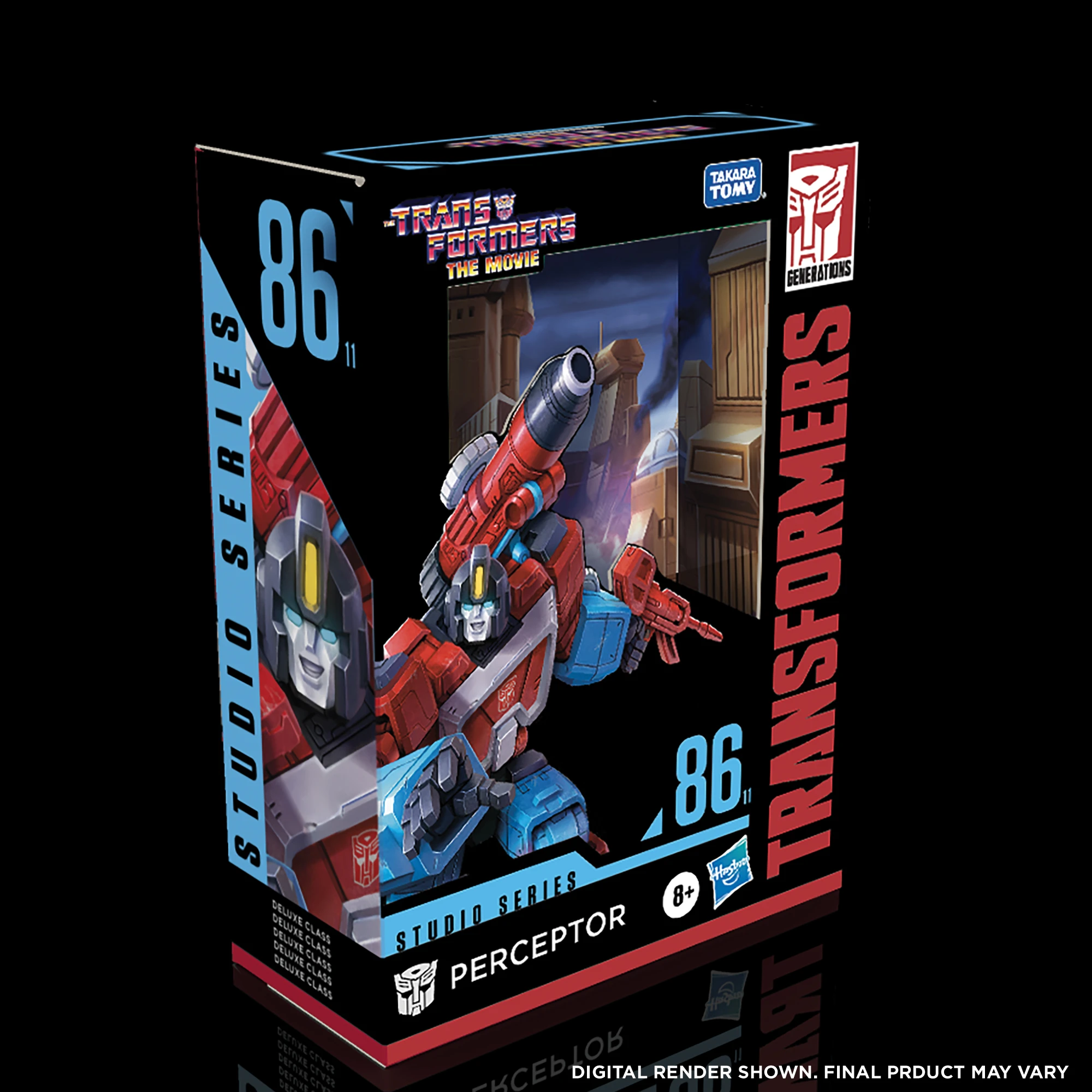 Transformers Studio Series 86-12 Leader The Transformers: The Movie 1986  Coronation Starscream 8.5 Inch Action Figure [Toys, Ages 8+] 