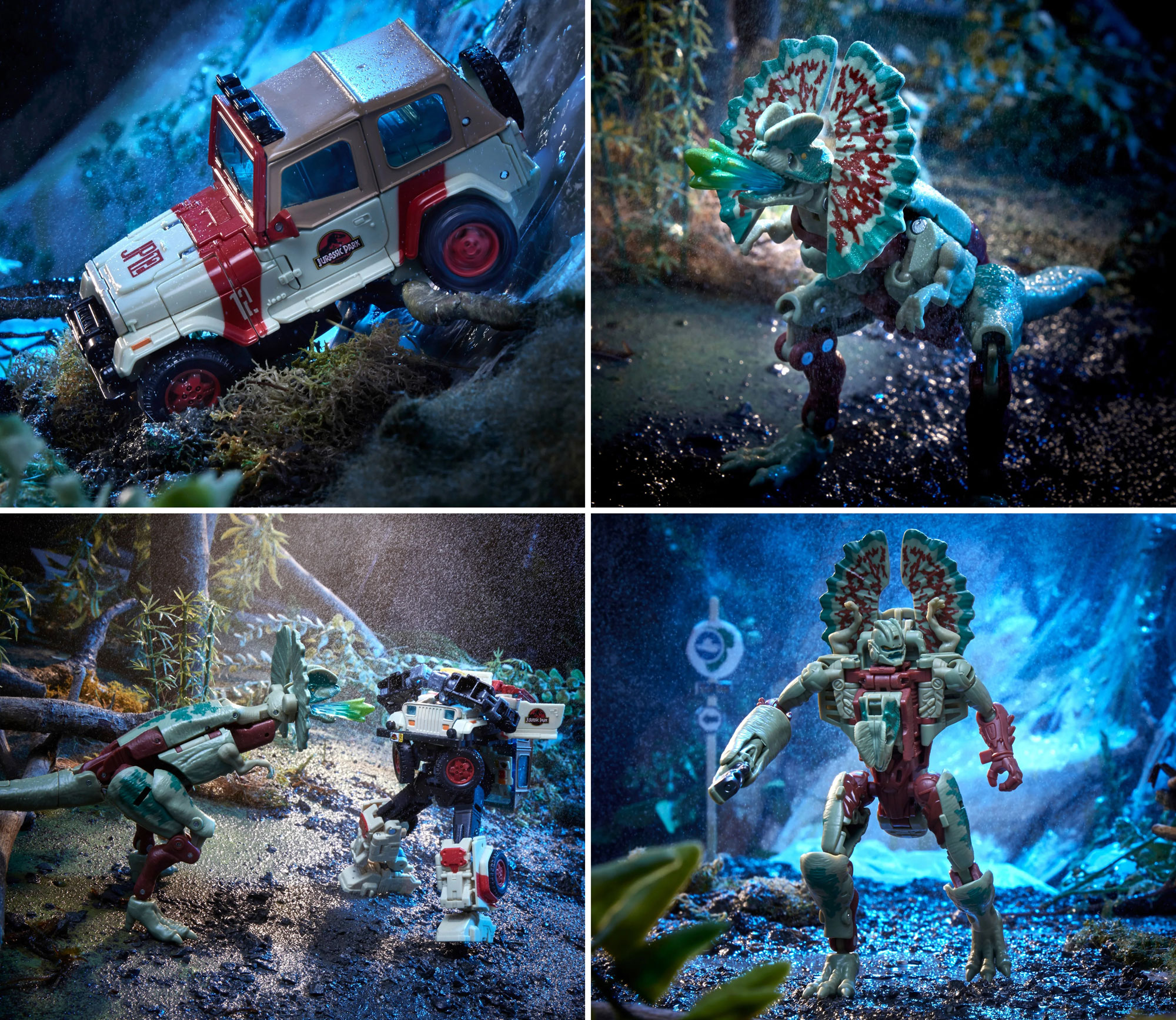 Toy News New "Collaborative" Series Jurassic Park x Transformers Set