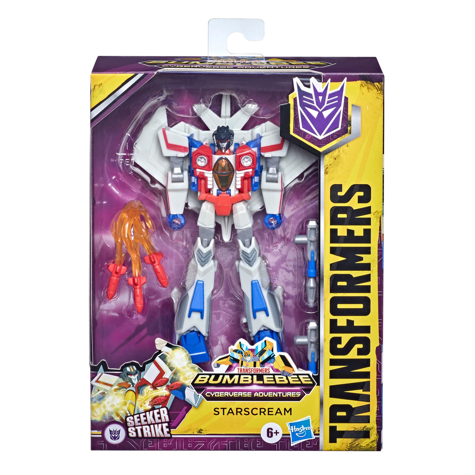 transformers cyberverse deluxe class starscream