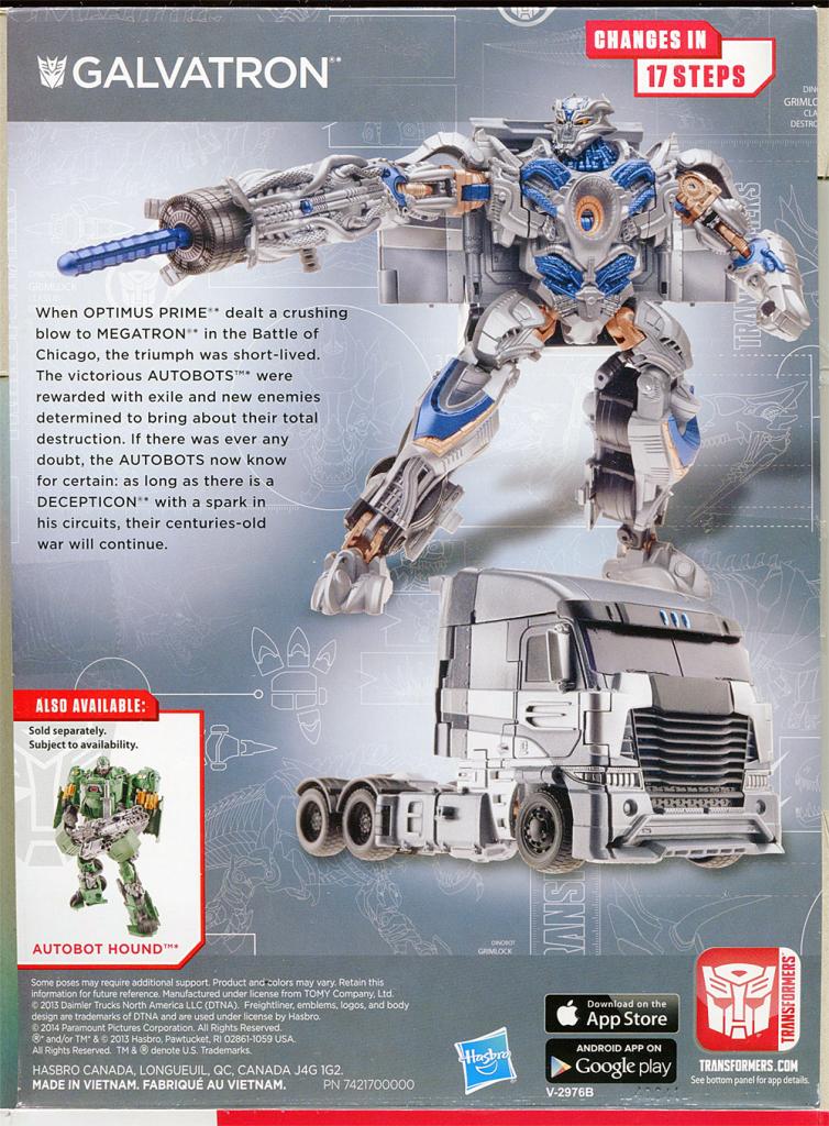 "Age of Extinction" Voyager Class Galvatron Toy Review | Ben's World of