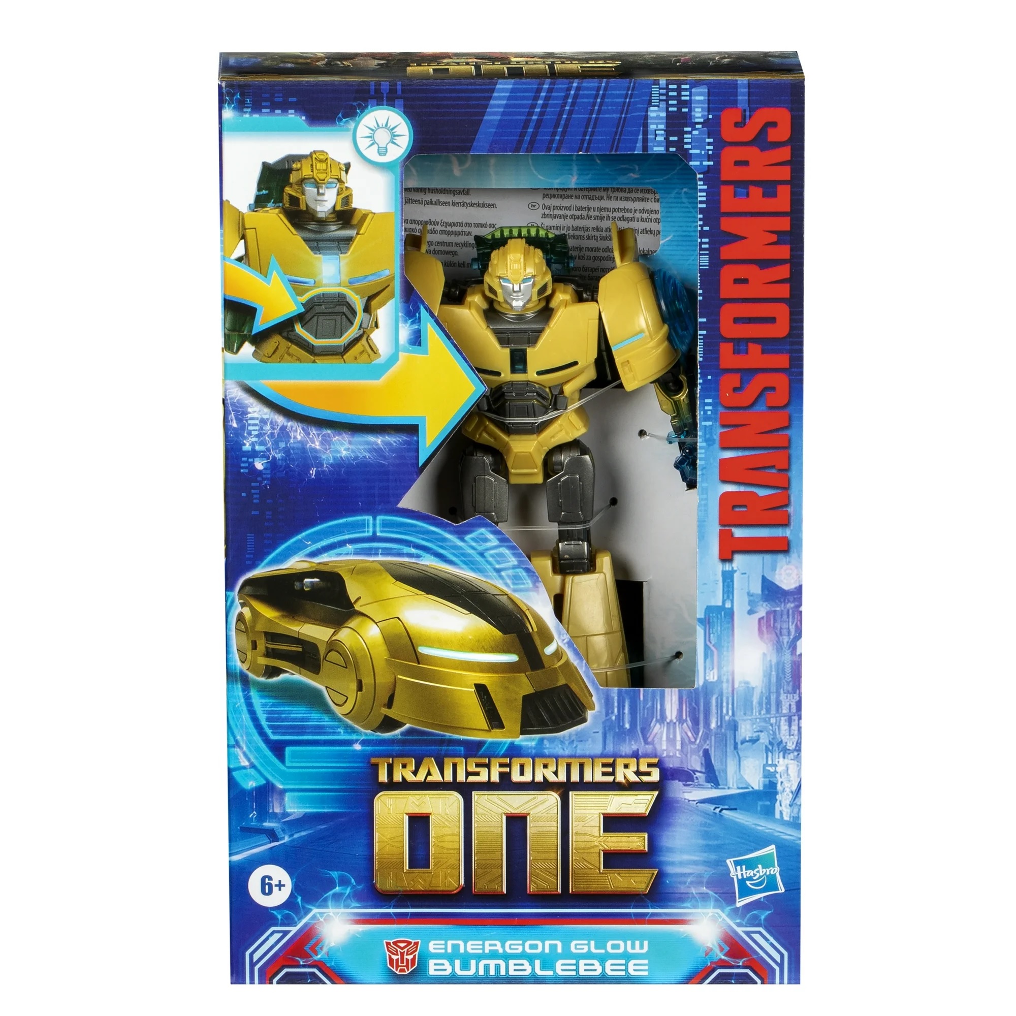 Energon Glow Bumblebee In Box (Stock Photo)