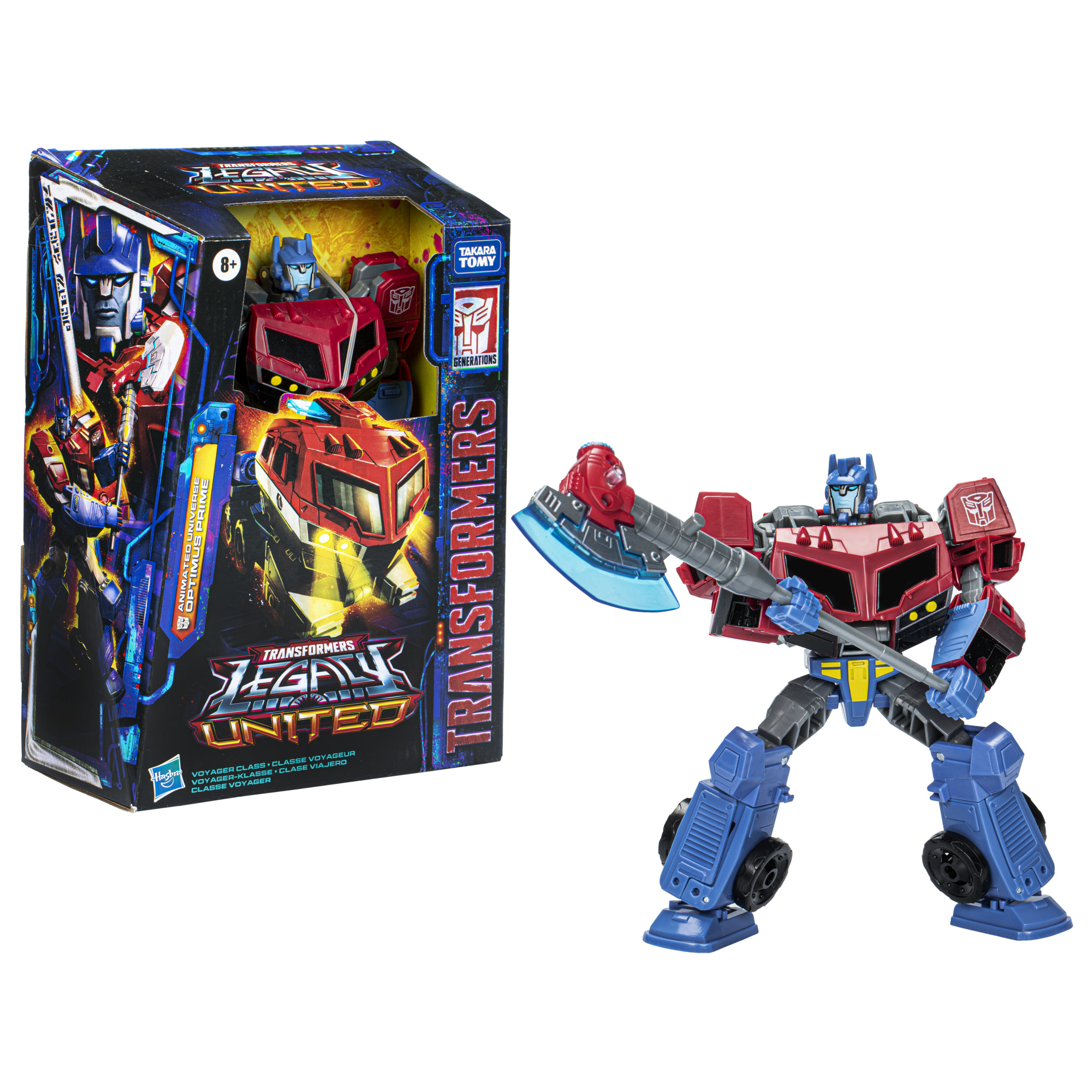 TAKARA TOMY Transformers RED Super Movable 6 Inches Prime Knock