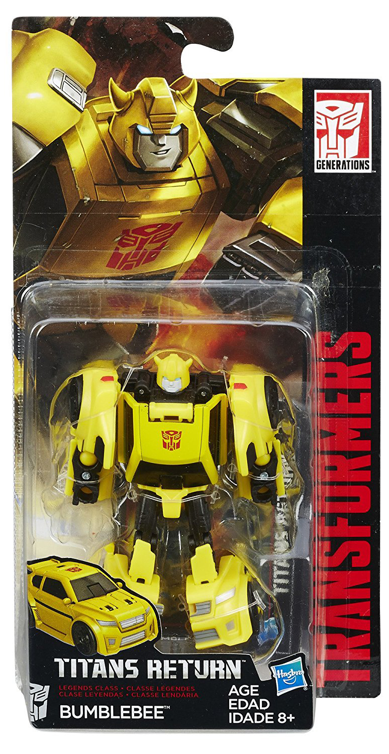 Hasbro Transformers Titans Return Legends Bumblebee Action Figures Robot Car Toy 