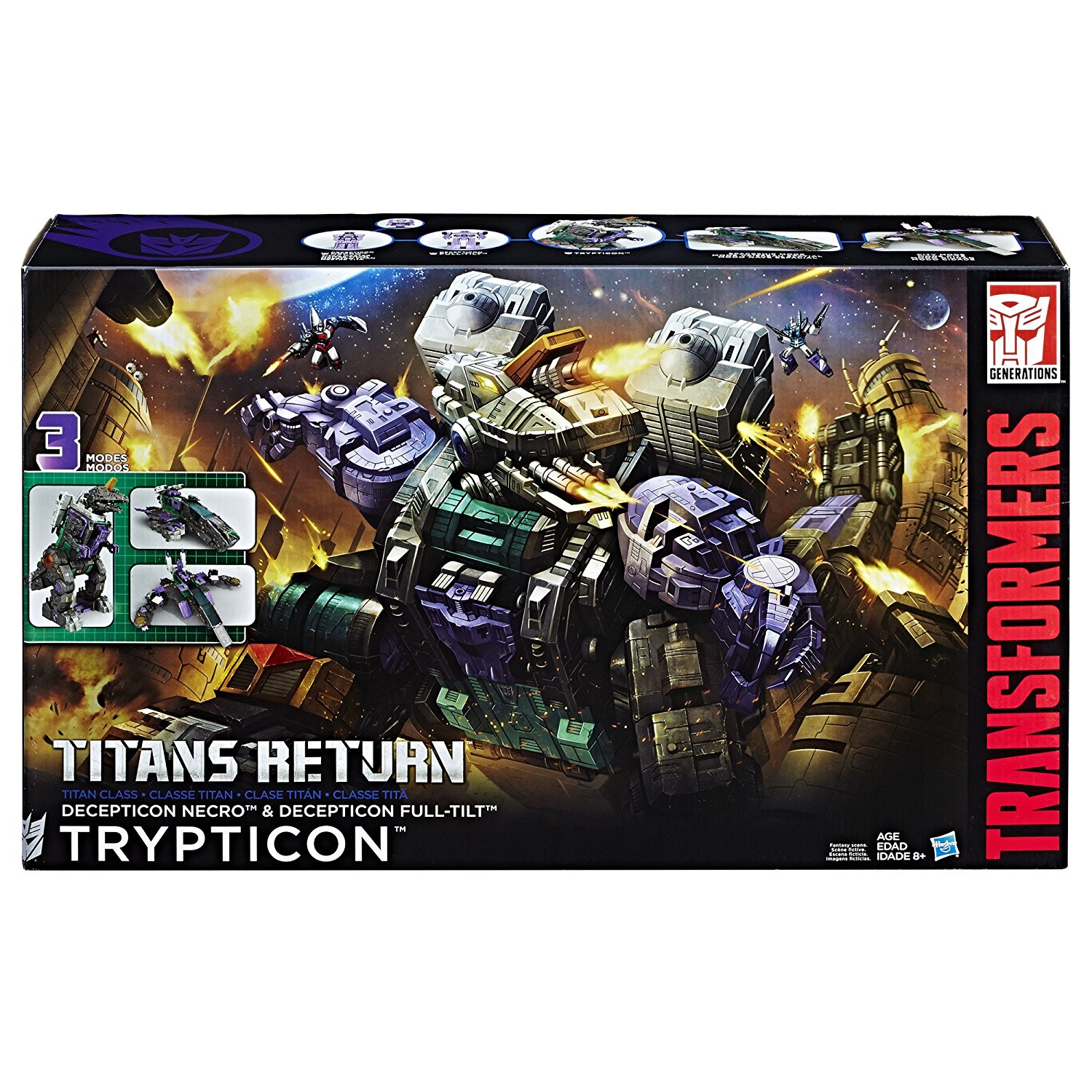 Transformers Titans Return TRYPTICONS Both Front Feet 