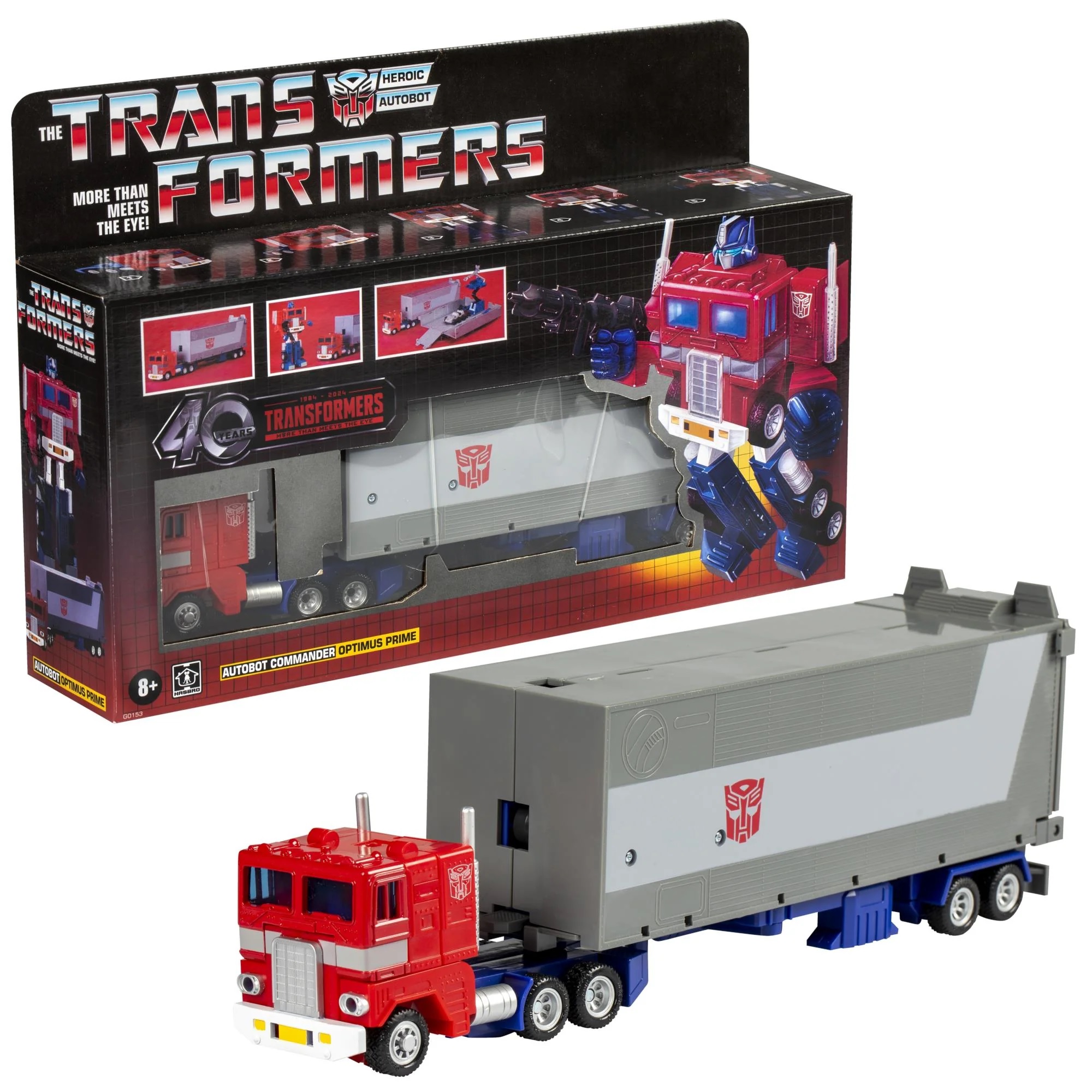 Hasbro Transformers G1 Optimus Prime Action Figure 15,7 Cm - Giocattolo Retro Per Bambini E Ragazzi Dagli 8 Anni